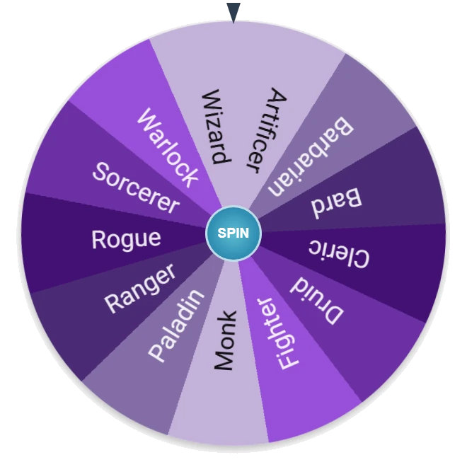 DnD Class Wheel