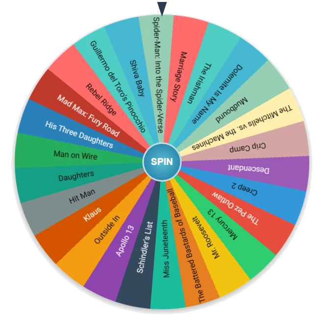 Netflix Movie Roulette Wheel