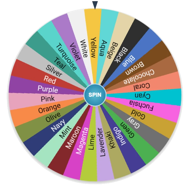 Random Color Name Wheel