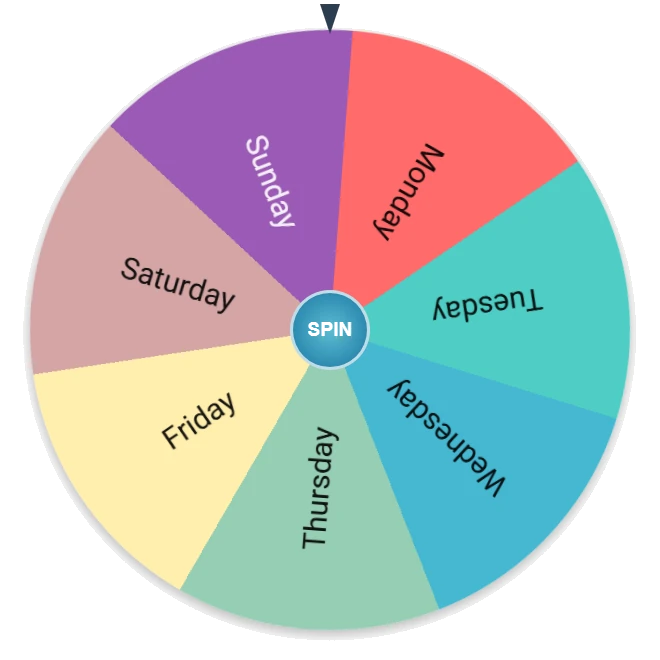 Random Days of the Week Generator