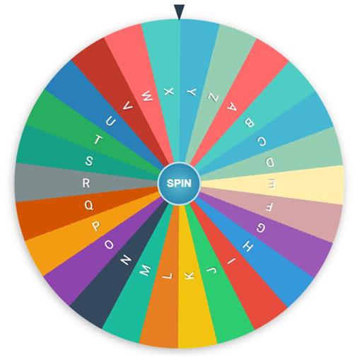 Random Letter Wheel