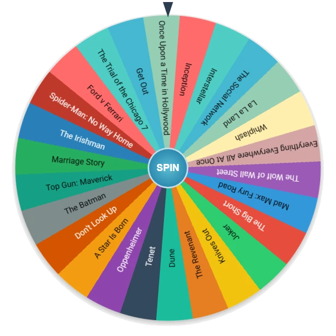 Random Movie Generator Wheel