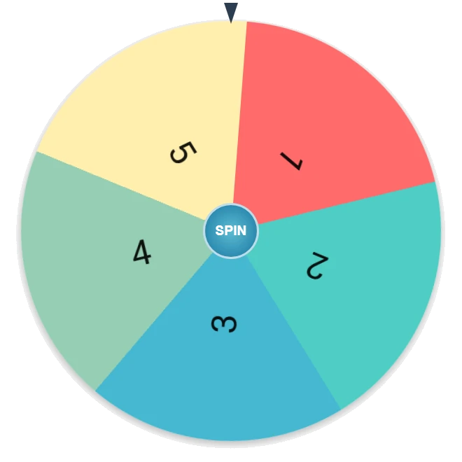 Random Number Wheel 1–5