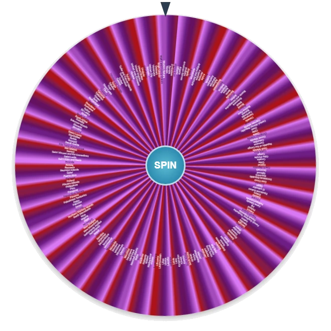 Which Country to Travel Wheel Preview